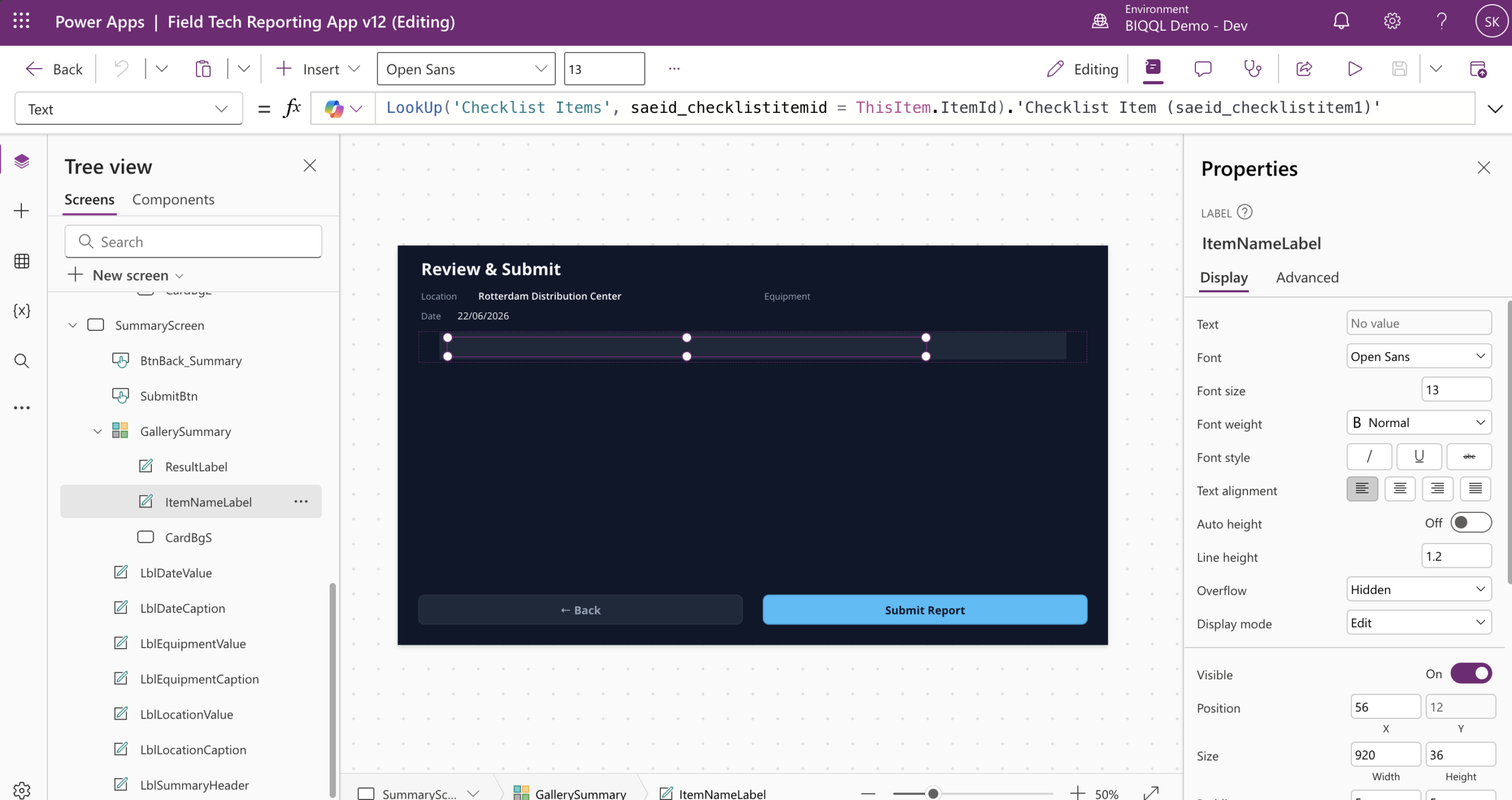 Screen 4 — Review and Submit